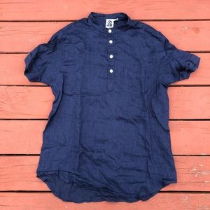 Kennington LTD CA Mandarin Collar Shirt